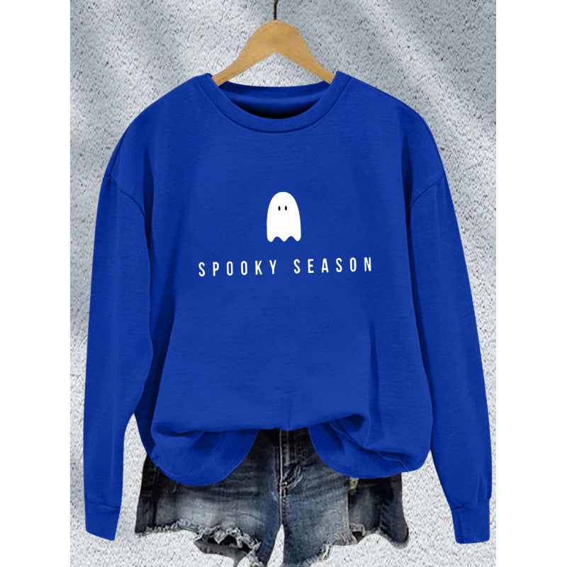 Women's sweatshirt with casual spooky design and soft inner fleece Lisslune