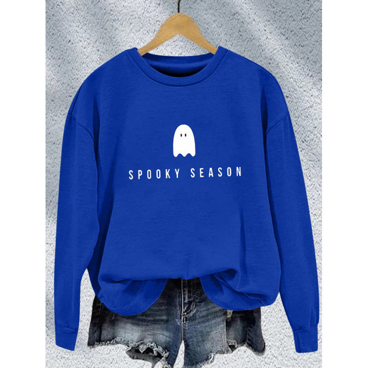 Women's sweatshirt with casual spooky design and soft inner fleece Lisslune