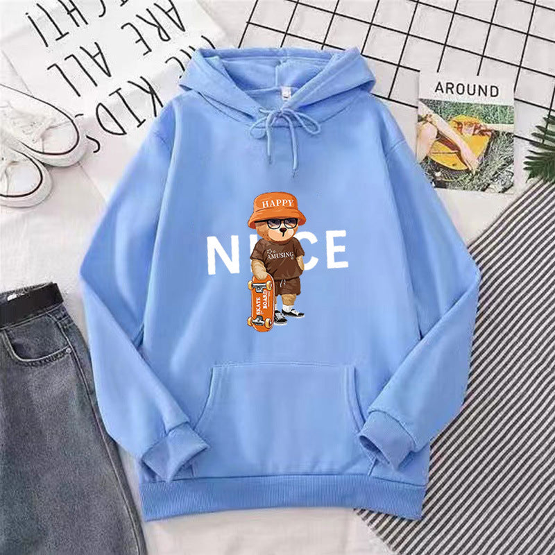 Women hoodie with vibrant cartoon design Lisslune