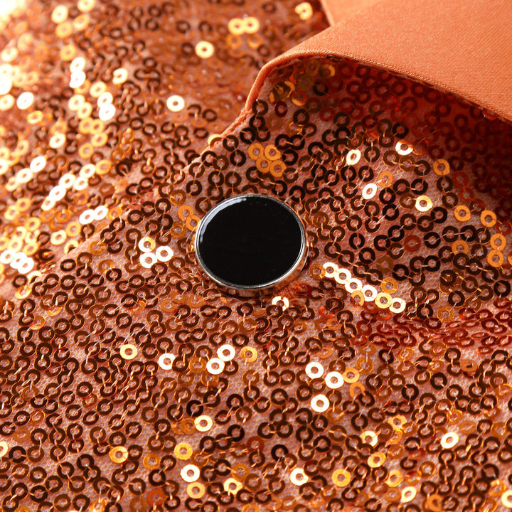 Men's elegant sequin suit in festive style Lisslune