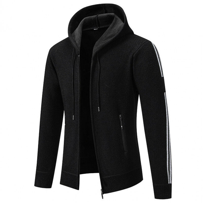 Men's sweat jacket with practical zippered pockets and modern design Lisslune
