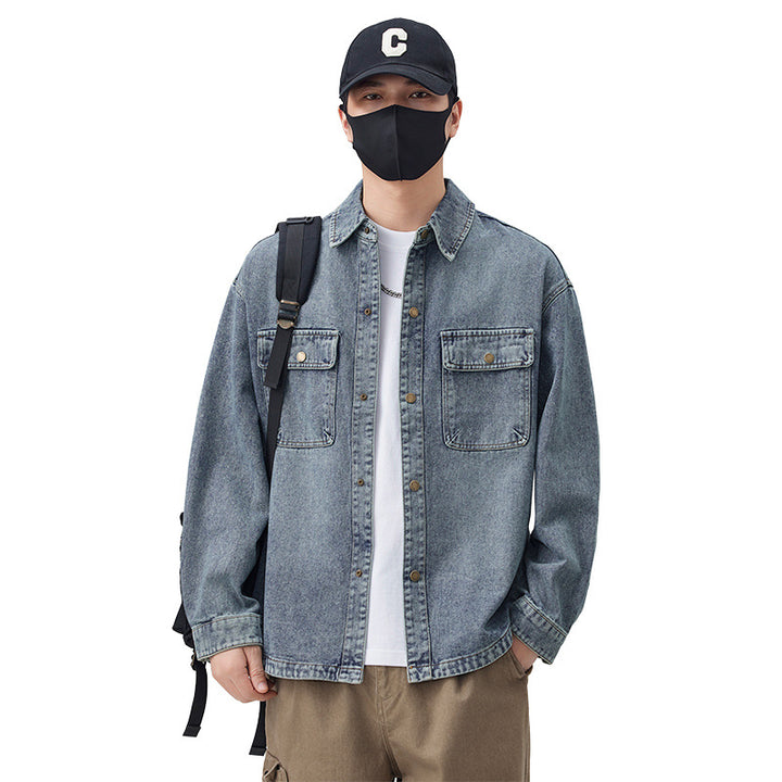 Men's Casual Denim Jacket Lisslune