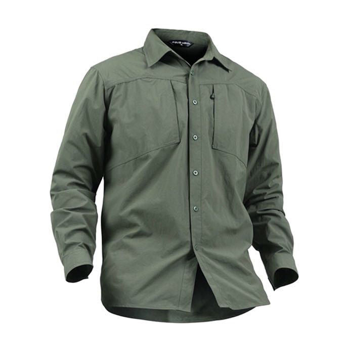 Men's leisure shirt with practical chest pockets Lisslune