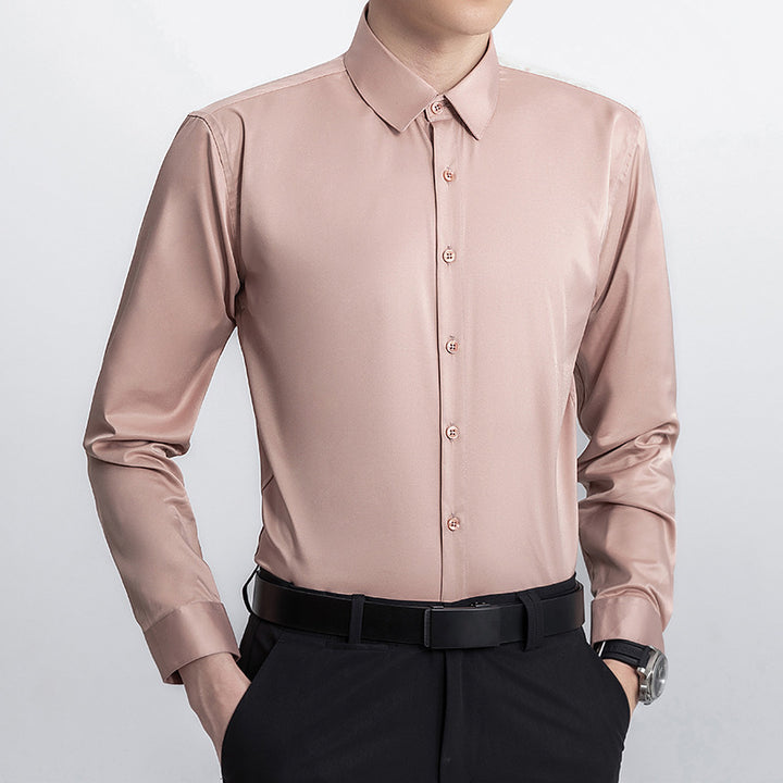 Men's Elegant Long Sleeve Shirt made of Breathable Material Lisslune