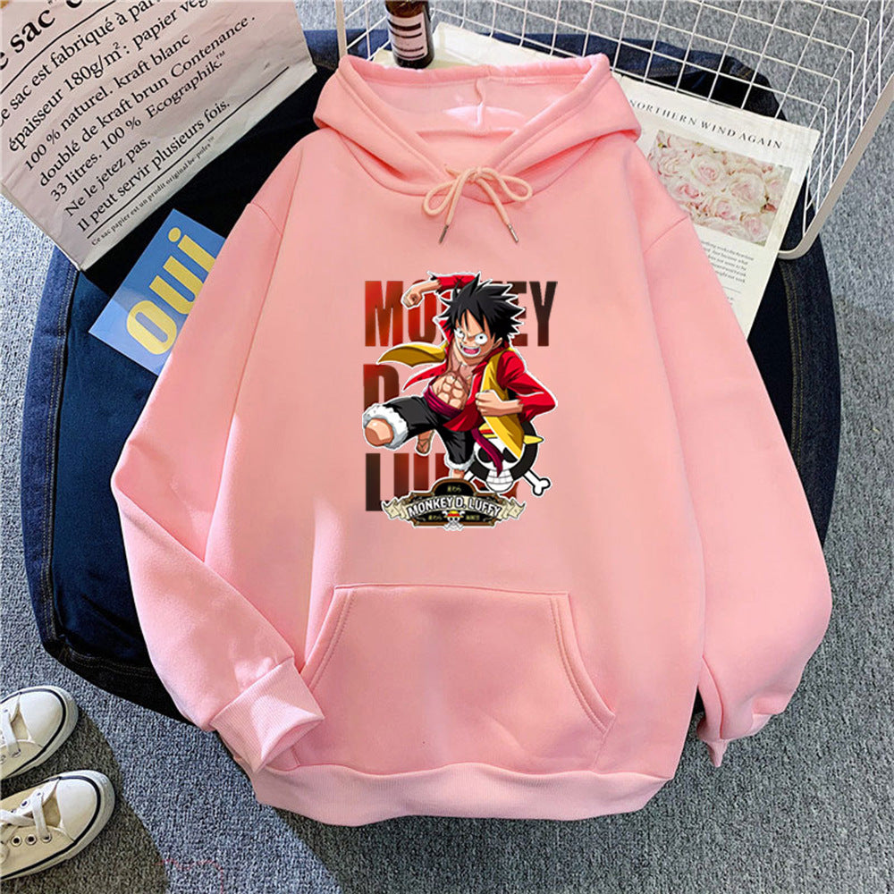 Women's Hoodie with Vibrant Anime Motif Lisslune