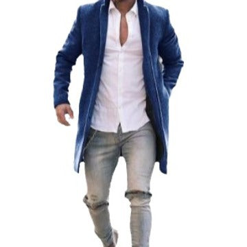 Men's elegant long coat Lisslune