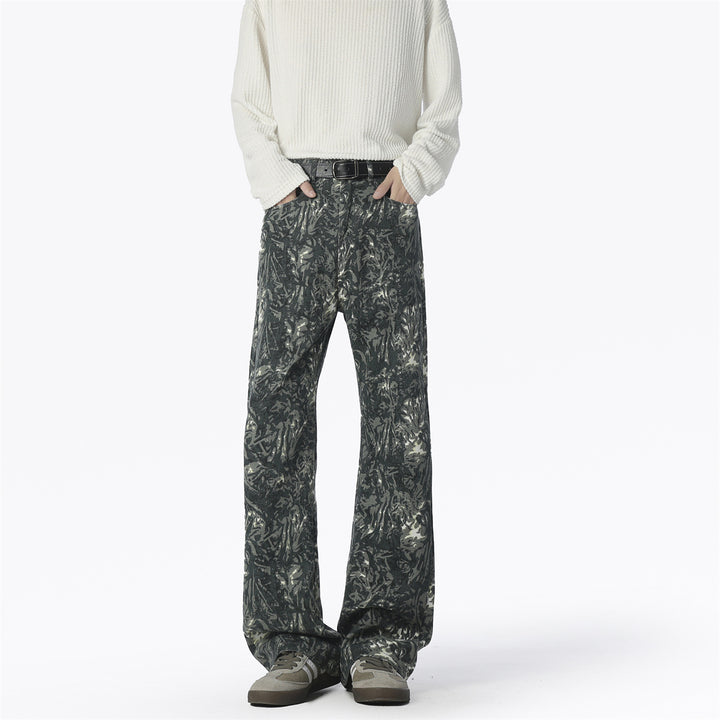 Men's Fashion Harem Pants with Unique Pattern and Comfortable Fit Lisslune