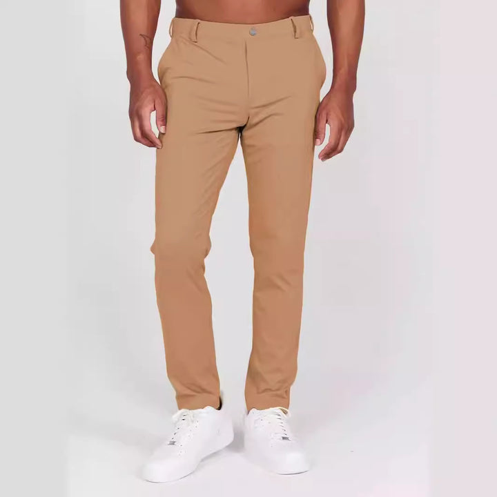 Men's Elastic Slim-Fit Chino Pants Lisslune