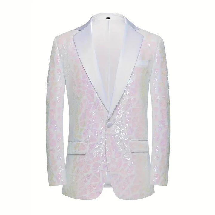 Men's glamorous sequin blazer Lisslune