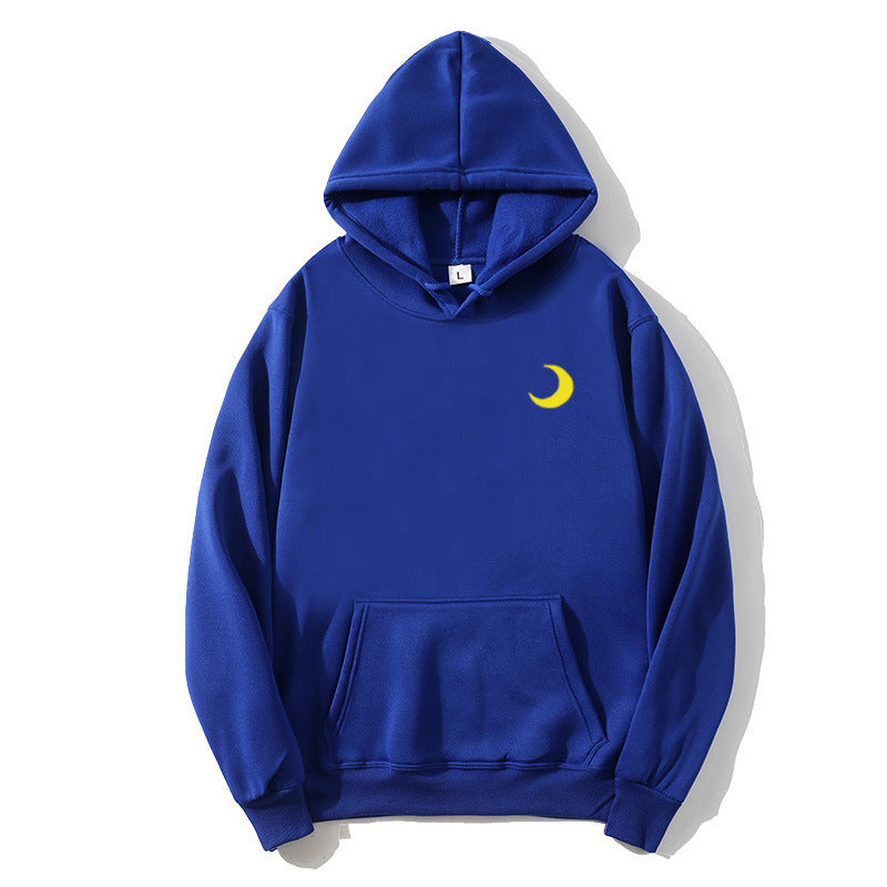 Women's hoodie with cute moon motif Lisslune