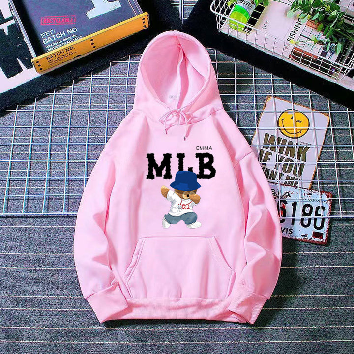 Women's hoodie with creative animal and script design Lisslune
