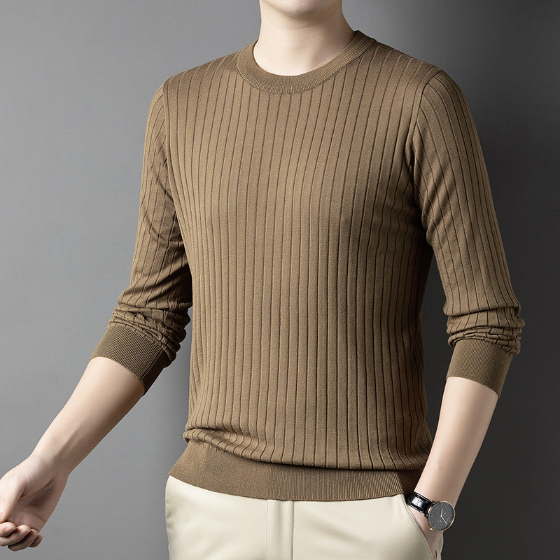 Men's Fine Rib Sweater Lisslune