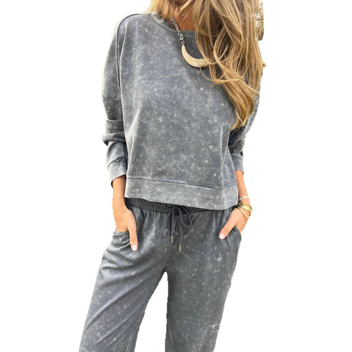Women Casual Sweatshirt and Jogging Pants Set Lisslune