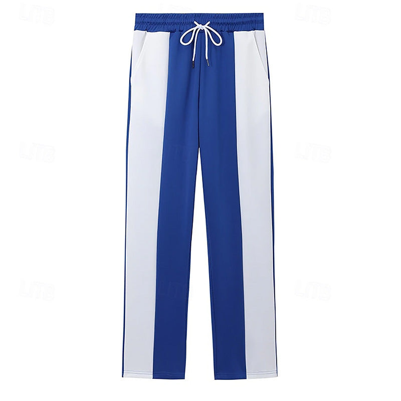 Men's sporty training pants with modern stripe design and elastic waistband Lisslune