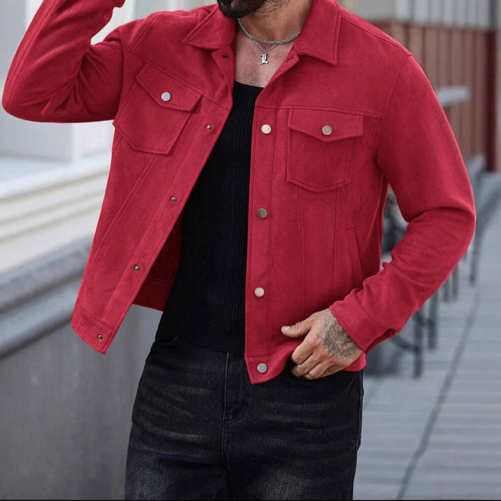 Men's Trendy and Comfortable Suede Jacket Lisslune