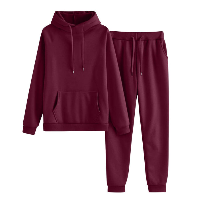 Women's hoodie and jogger set in a casual cut with practical pockets Lisslune