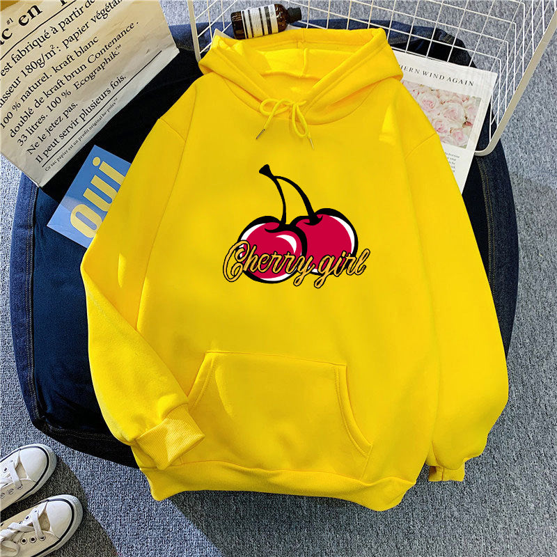 Women's hoodie with cheerful cherry motif Lisslune