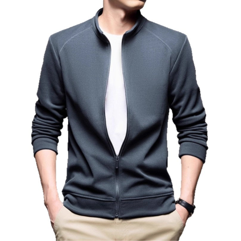 Men's sporty zip sweater with breathable material Lisslune