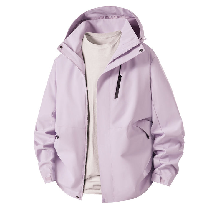 Men's technical transition jacket with adjustable hood rim Lisslune