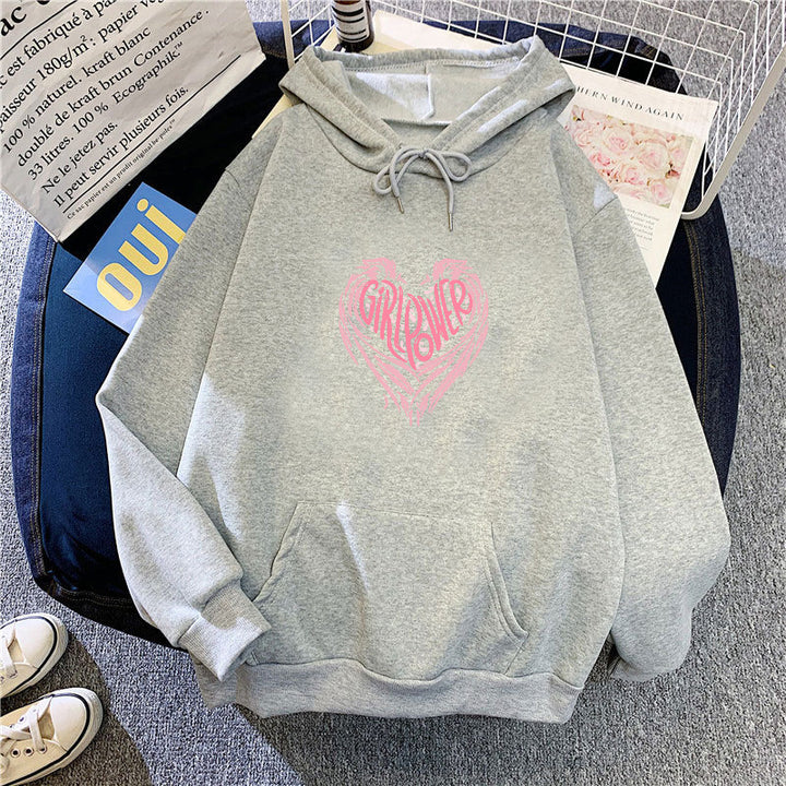 Women's hoodie with creative heart design Lisslune