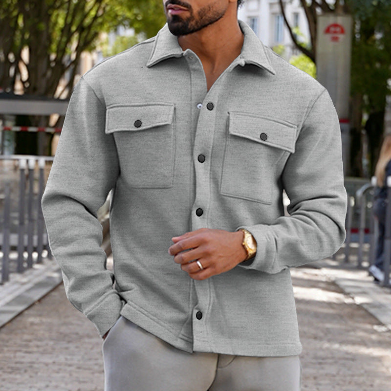 Men's functional jacket with practical pockets and modern cut Lisslune