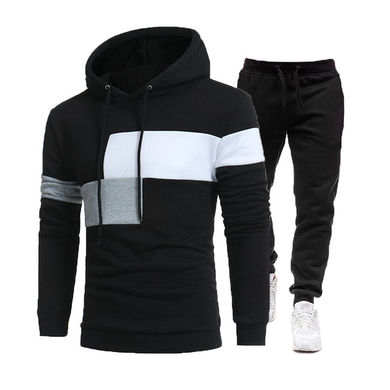 Men's Sporty Hoodie and Jogging Pants Set Lisslune