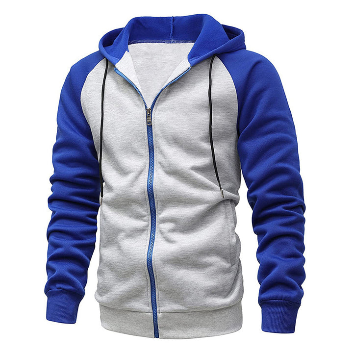 Men's casual hoodie with contrasting sleeves Lisslune