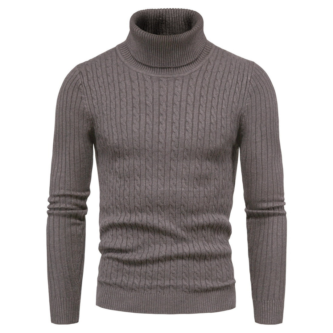 Men's comfortable turtleneck sweater Lisslune