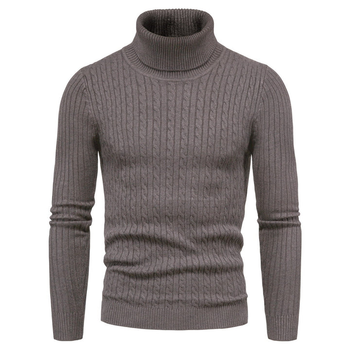 Men's comfortable turtleneck sweater Lisslune