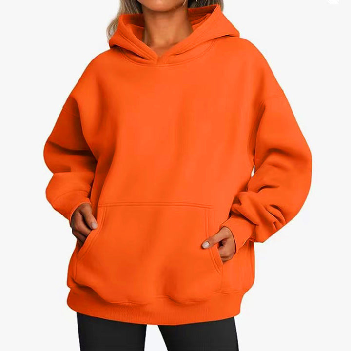 Women's oversized hoodie with practical kangaroo pockets and soft inner lining Lisslune