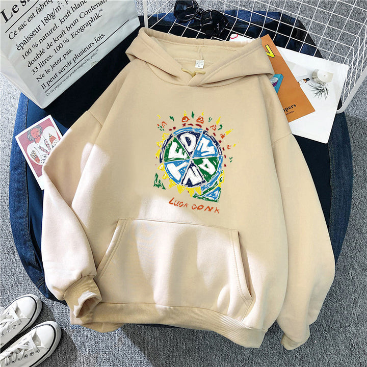 Women's hoodie with creative graphic print Lisslune