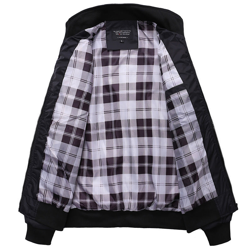 Men's stylish transitional jacket with quilted inner lining and practical pockets Lisslune