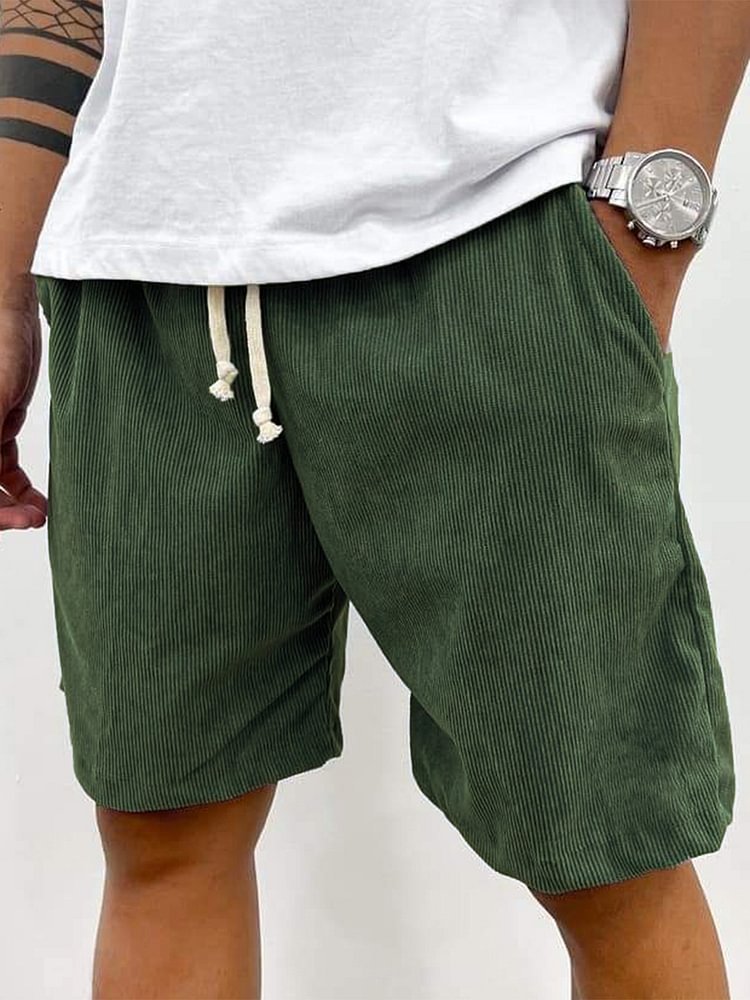Lisslune | Men's Casual Drawstring Cord Shorts