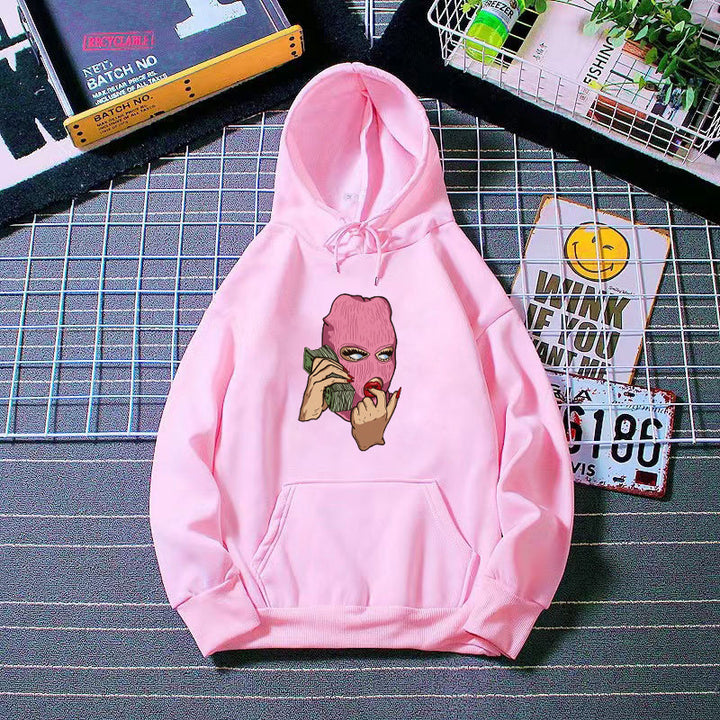 Ladies hoodie with artistic graphic design Lisslune
