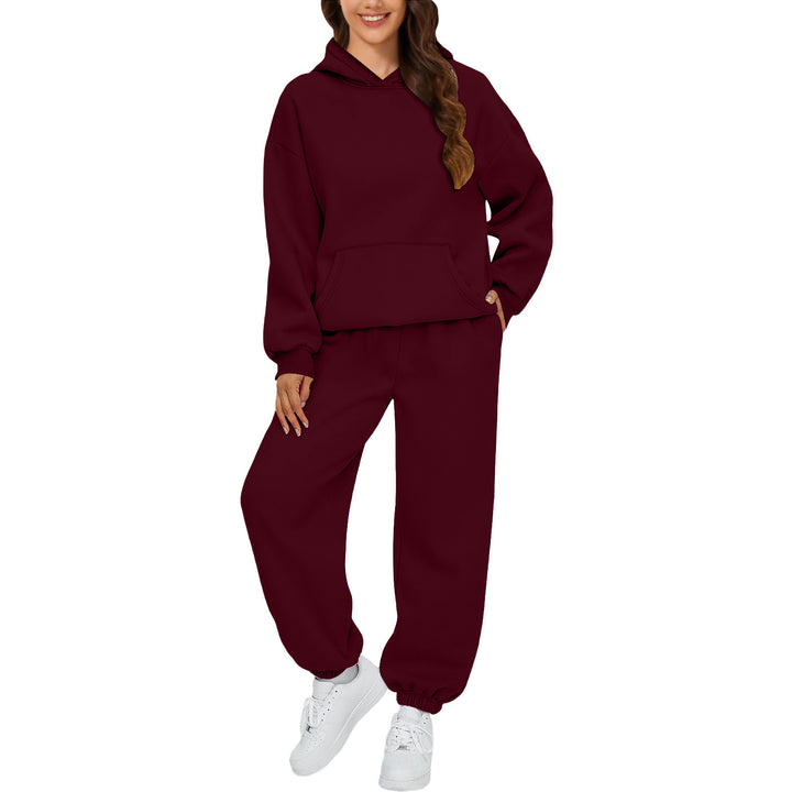 Women's Comfortable Hoodie Suit Made of Soft Sweat Fabric Lisslune