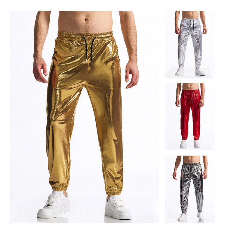 Men's shiny leisure jacket Lisslune