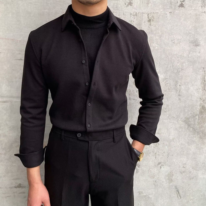 Men's Elegant Long Sleeve Shirt Lisslune