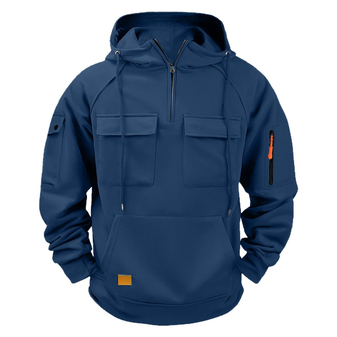 Men's hoodie with practical pockets and sporty design Lisslune