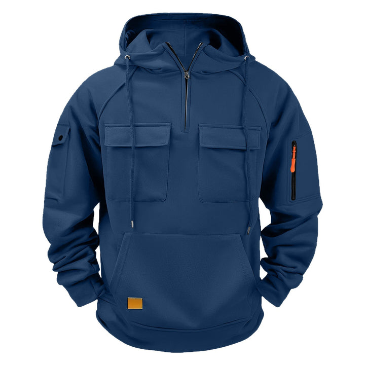 Men's hoodie with practical pockets and sporty design Lisslune