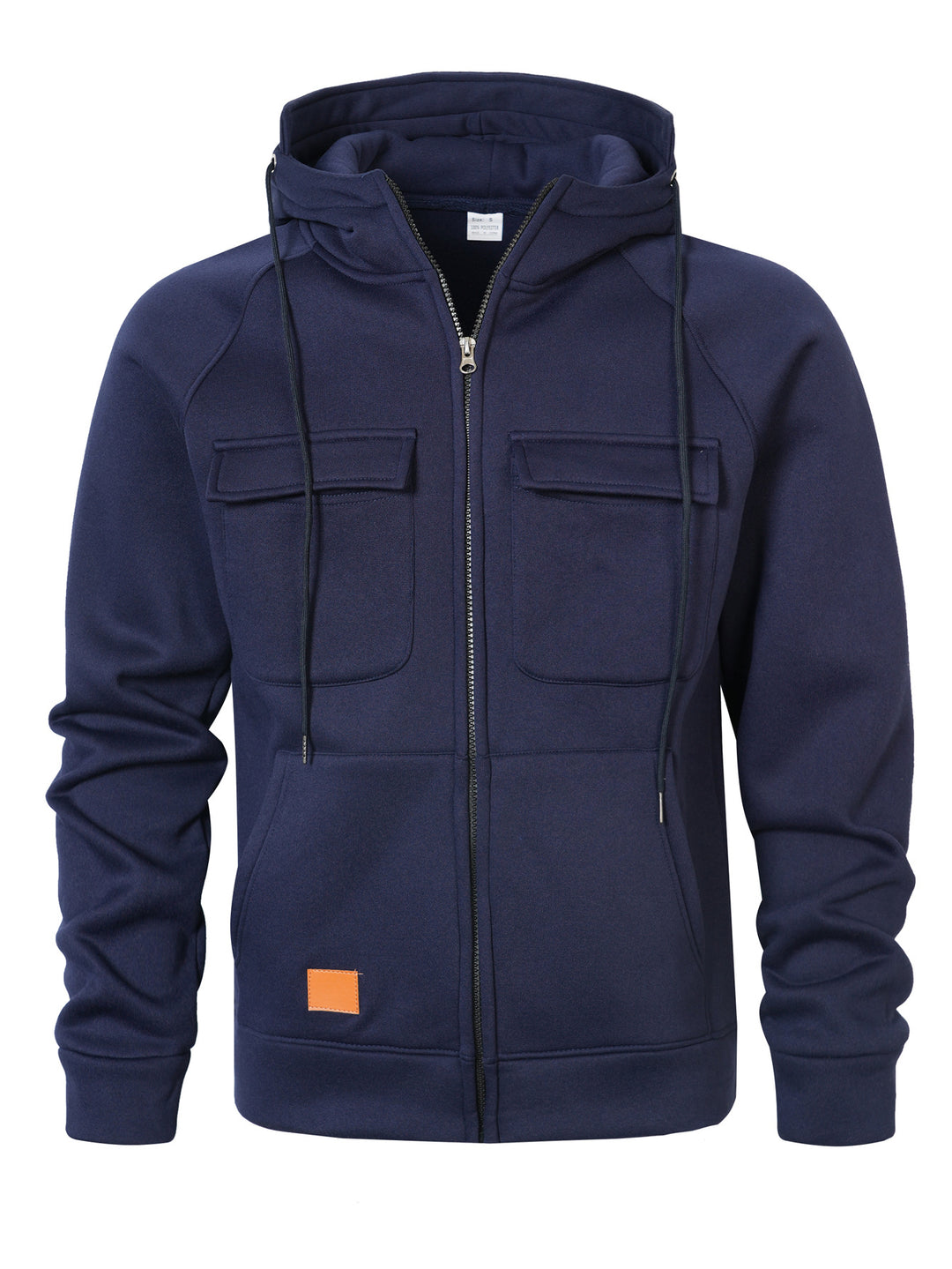 Men's hoodie jacket with functional pockets and high-quality material Lisslune