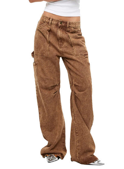 Women’s Cargo Jeans in a casual cut with practical pockets Lisslune