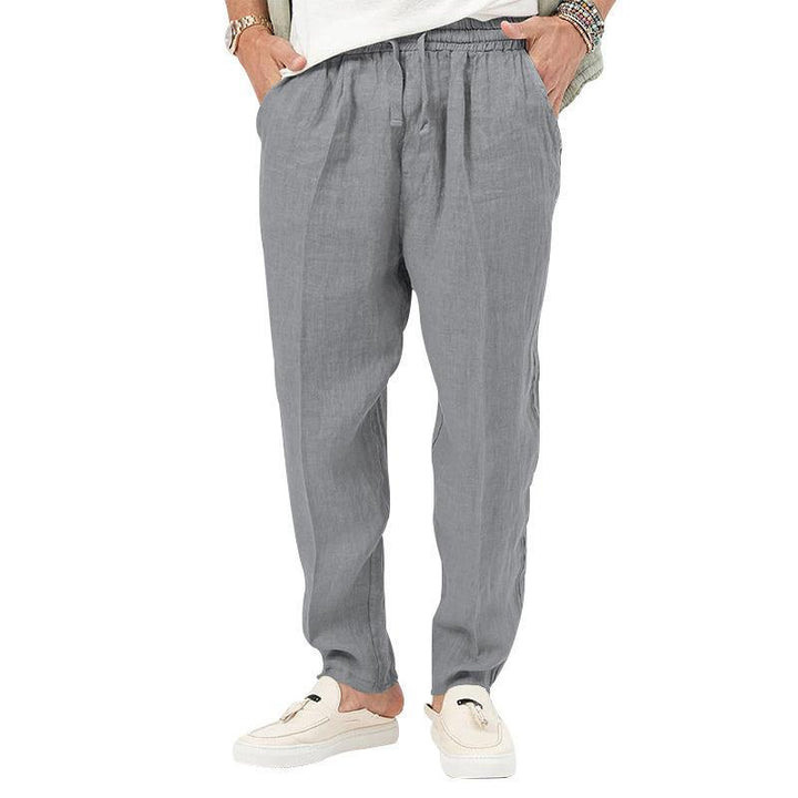 Men's loose linen pants Lisslune