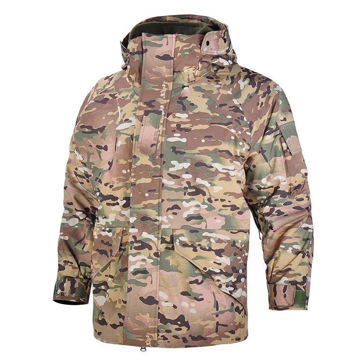 Men's weatherproof camouflage jacket Lisslune