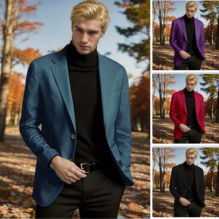 Men's Elegant Blazer with Stylish Cut and High-Quality Material Lisslune