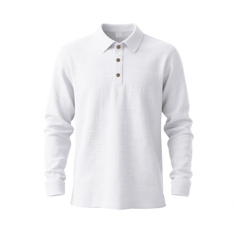 Men's long-sleeve polo shirt Lisslune