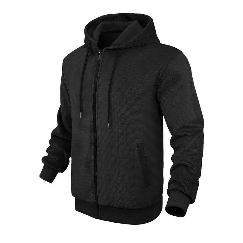 Men's Sporty Hoodie Jacket with Breathable Properties Lisslune
