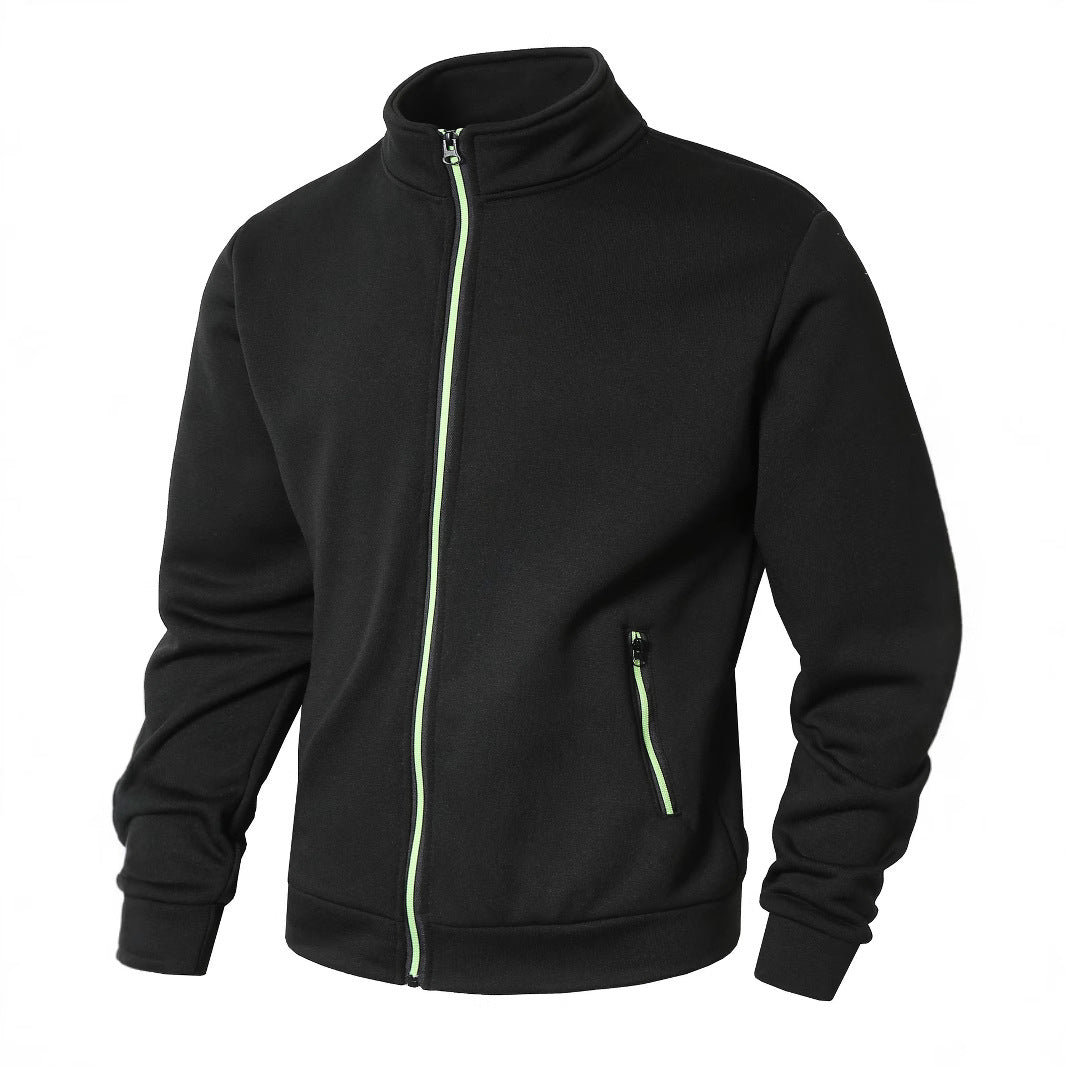 Men's sports jacket with modern zipper and high collar Lisslune