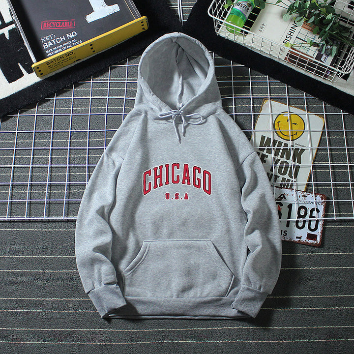 Women’s hoodie with urban Chicago print Lisslune