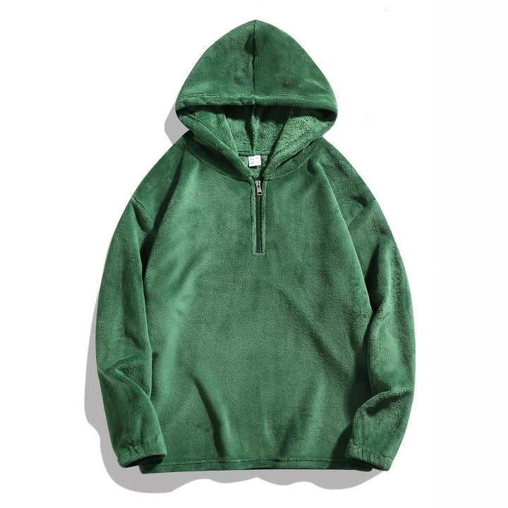 Men's cozy fleece hoodie with practical zip opening Lisslune