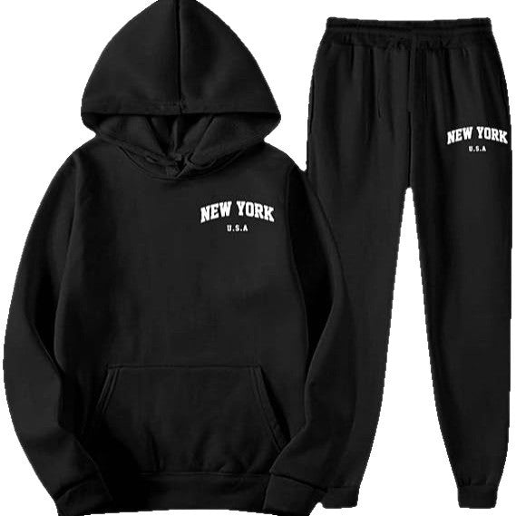 Women's Hooded Sweat Suit with high-quality material and modern lettering Lisslune